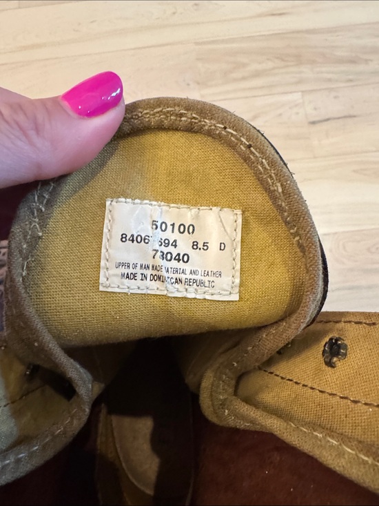 Filson Uplander Leather Hunting Boots Shoes Brown Size 8.5 D main image 6